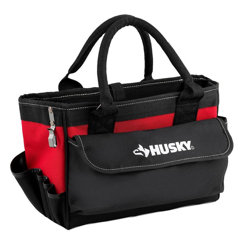 Husky 14 in. Open Tool Bag with 15 Pockets - HD60088A-TH