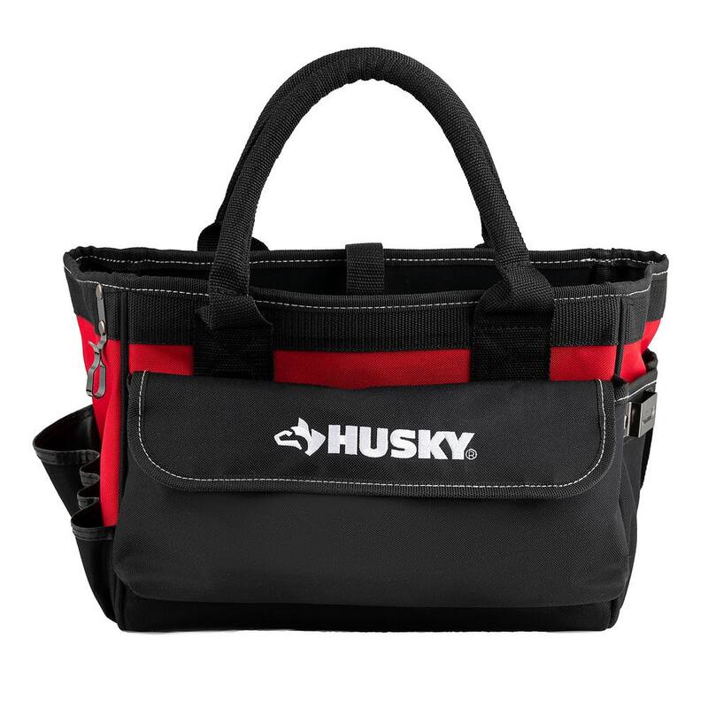 Husky 14 in. Open Tool Bag with 15 Pockets - HD60088A-TH