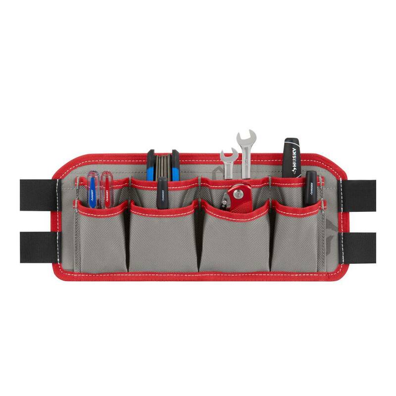 Husky 16 in. Large Mouth Tool Bag with Parts Bin Zone - 526-248