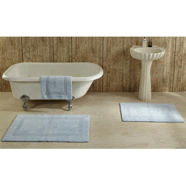 Better Trends Better Trends BALU2440BL Lux Bathrug; Blue - 24 x 40 in. - BALU2440BL