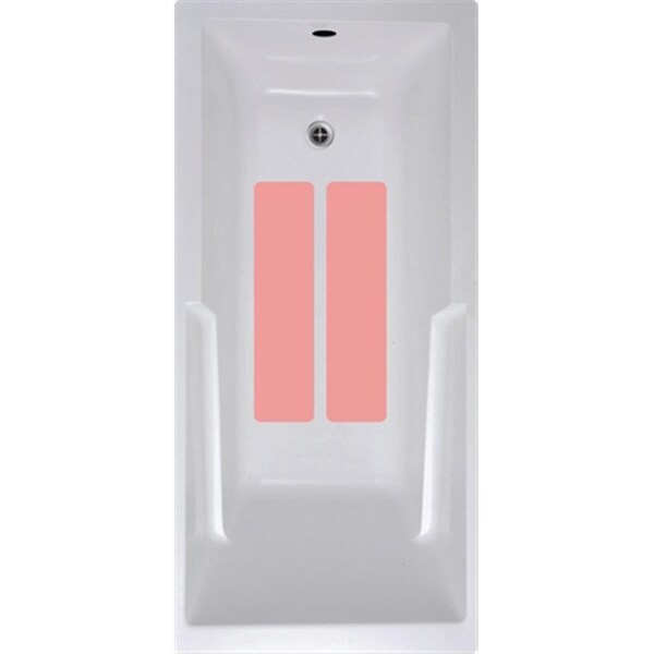 Versatraction VersaTractiions Kahuna Grip 6 in x 24 in in Multi Use Tread Mat in Pink 6PK - NSM624PT
