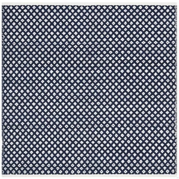 Safavieh 6 x 9 ft. Rectangle Boston Hand Woven Bath Mats- Navy - BOS685D-6