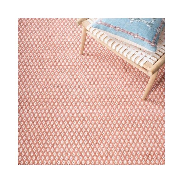 Safavieh 4 x 6 ft. Small Rectangle Boston Hand Woven Bath Mats- Orange - BOS685C-4