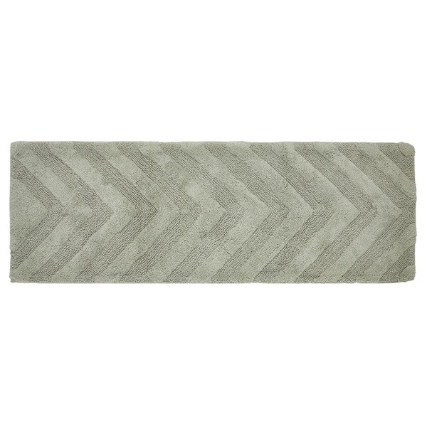 Better Trends Hugo Collection 100% Cotton 20' x 60' Runner Bath Rug in Sage - BAHG2060SA