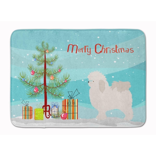 Carolines Treasures Bolognese Christmas Machine Washable Memory Foam Mat - BB8471RUG