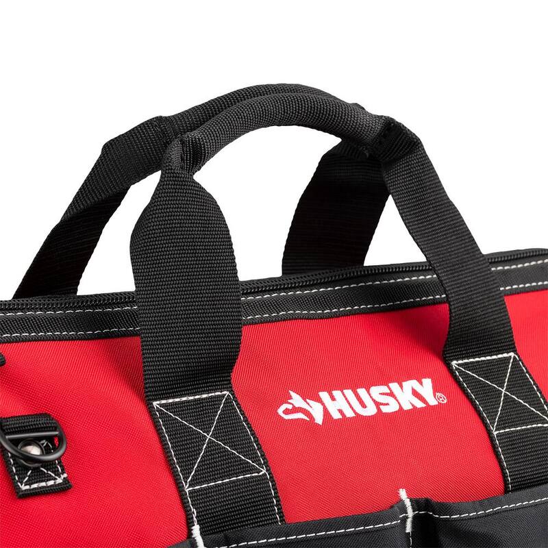 Husky 18 in. Rolling Tool Bag with 18 in. and 12 in. Tool Bags - HD6501828-TH-BD