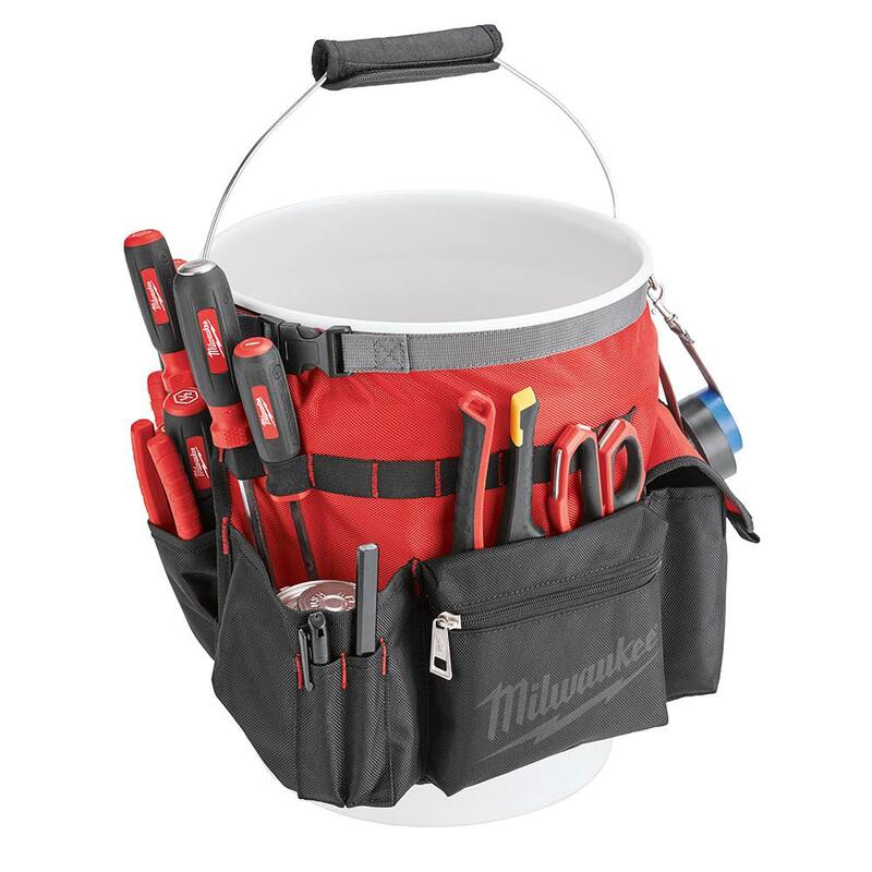 Milwaukee 10 in. Bucket Organizer Tool Bag - 48-22-8175