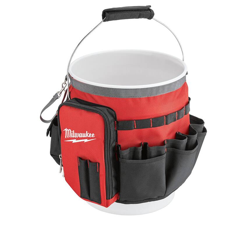 Milwaukee 10 in. Bucket Organizer Tool Bag - 48-22-8175