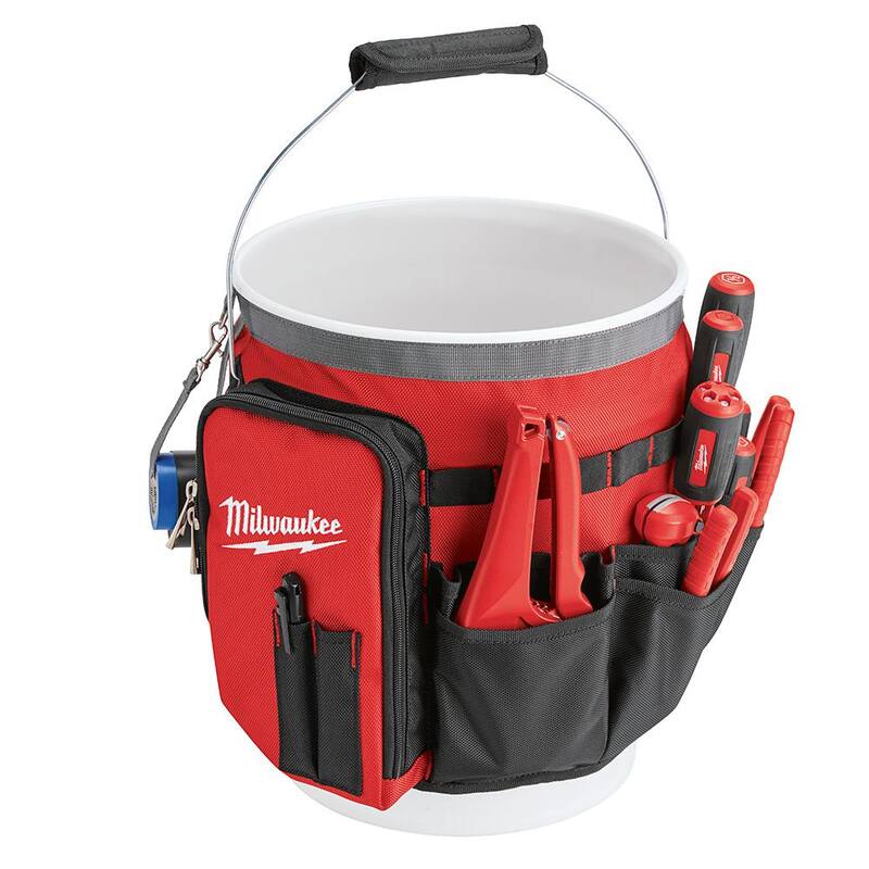 Milwaukee 10 in. Bucket Organizer Tool Bag - 48-22-8175
