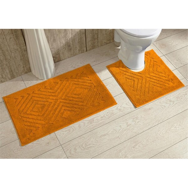 Convenience Concepts Trier Bathrug, Orange - 20 x 30 in. 2 Pieces - HI2635455