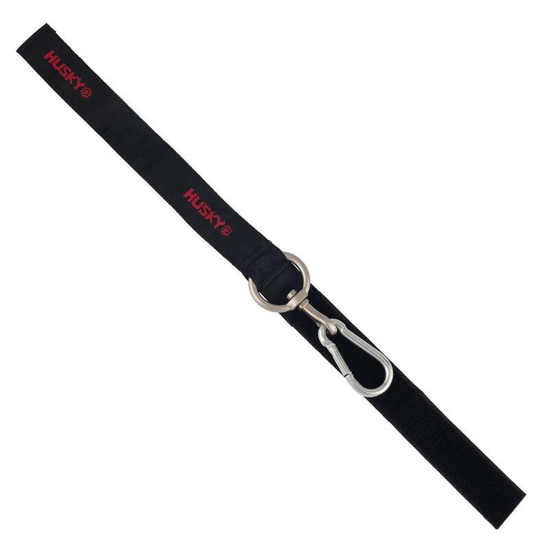 Husky 18 in. Heavy Duty Hanging Quick-Release Hooks with Carabiner Strap - HD00138-TH