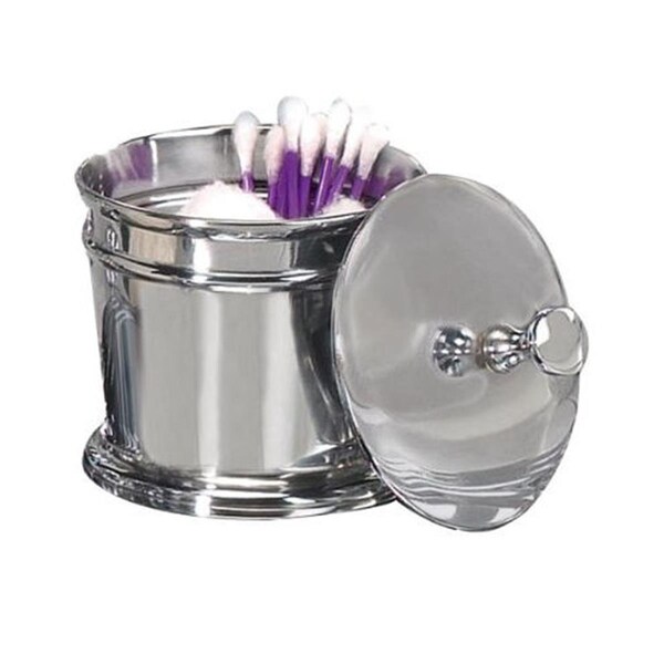 Nu Steel Tatara Group   Cotton Swab-Cotton Container - Chrome finish, 3PK - TM1H
