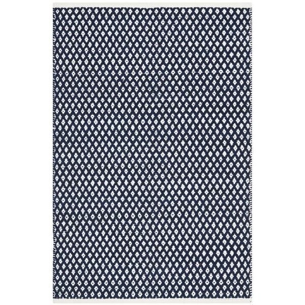 Safavieh 6 x 6 ft. Square Boston Hand Woven Bath Mats- Navy - BOS685D-6SQ