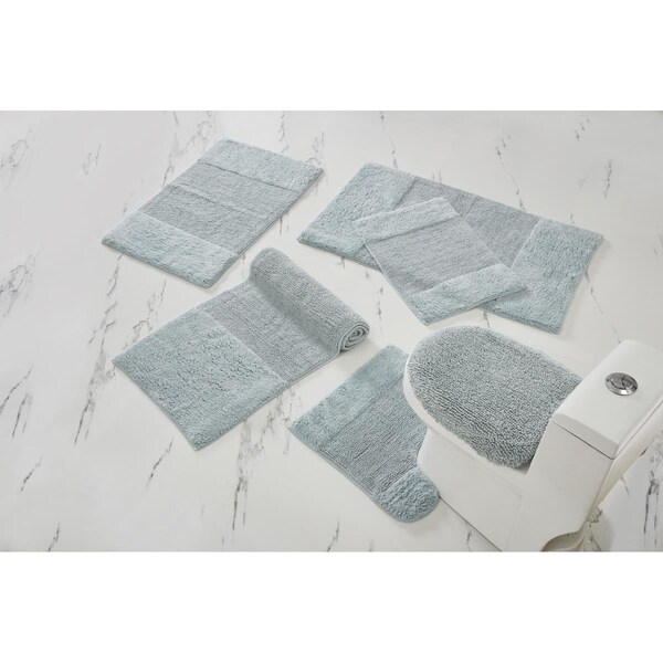 Better Trends Edge Collection 100% Cotton 20' x 20' Contour Bath Rug in Sand - BAEG2020SD