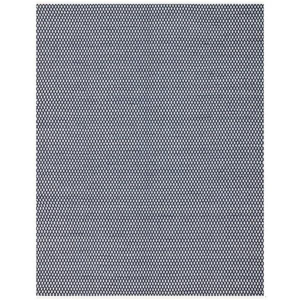 Safavieh 4 x 4 ft. Square Boston Hand Woven Bath Mats- Navy - BOS685D-4SQ