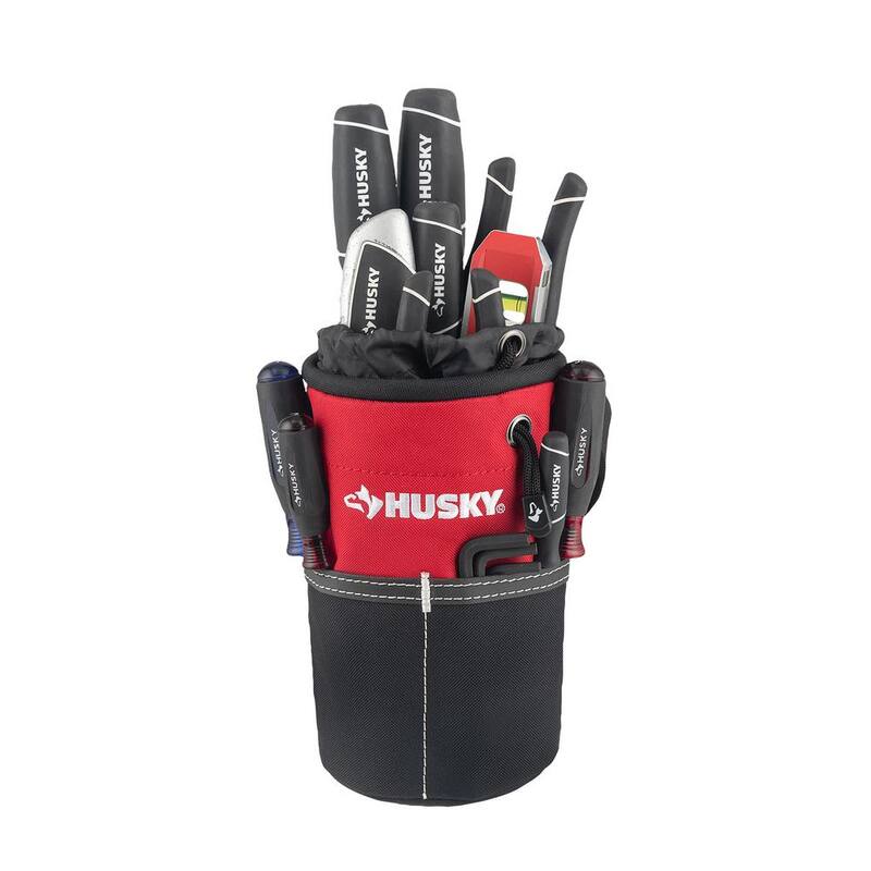 Husky 5 in. 10 Pocket Utility Sack Tool Bag - HD50200-TH