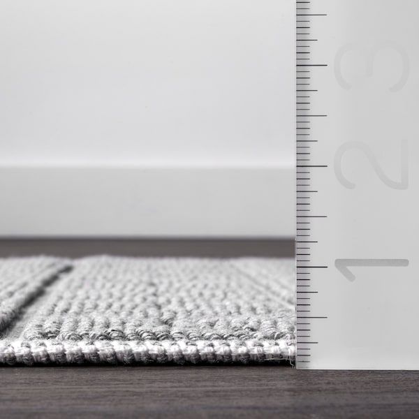 Nuloom Easton Textured Tribal Bath Mat 1ft 5in x 2ft - PSKO07A-1502