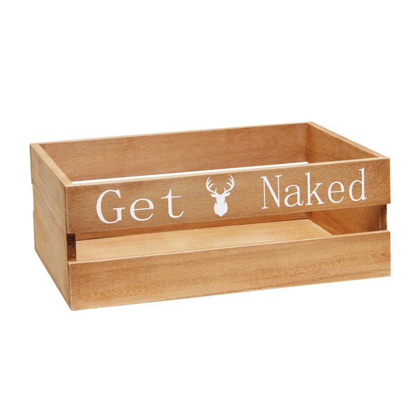 Elegant Designs Three Piece Decorative Wood Bathroom Set, Large, Cabin/Lodge/Rustic - HG3000-NCL