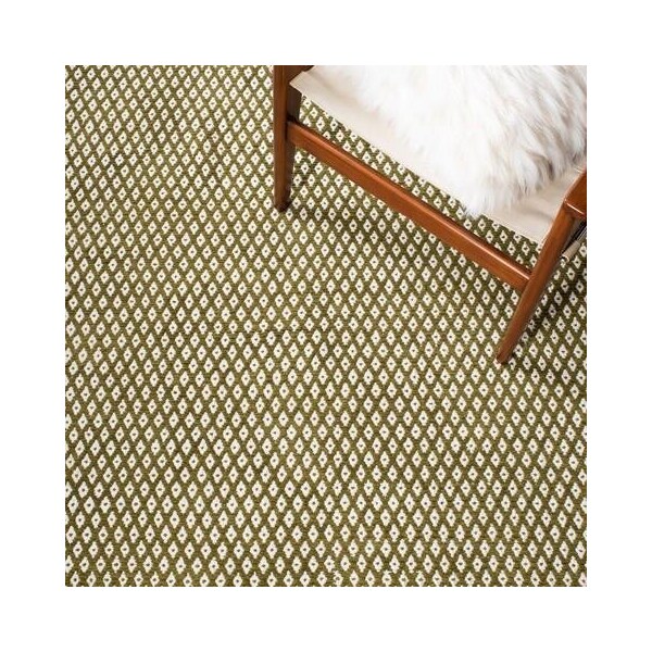 Safavieh 8 x 10 ft. Large Rectangle Boston Hand Woven Bath Mats- Olive - BOS685B-8
