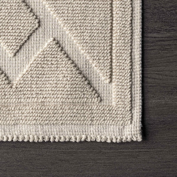 Nuloom Hudson Abstract Maze Bath Mat 1ft 9in x 2ft 10in - PSKO02B-190210