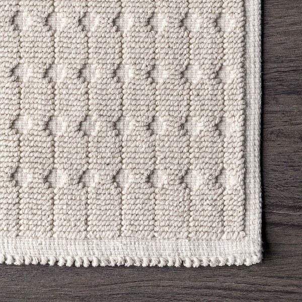 Nuloom Maverick Textured Moroccan Bath Mat 2ft 2in x 3ft 9in - PSKO04B-22039