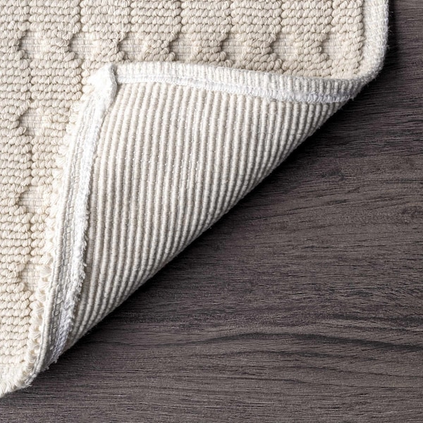 Nuloom Maverick Textured Moroccan Bath Mat 2ft 2in x 3ft 9in - PSKO04B-22039