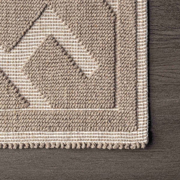 Nuloom Hudson Abstract Maze Bath Mat 1ft 5in x 2ft - PSKO02C-1502