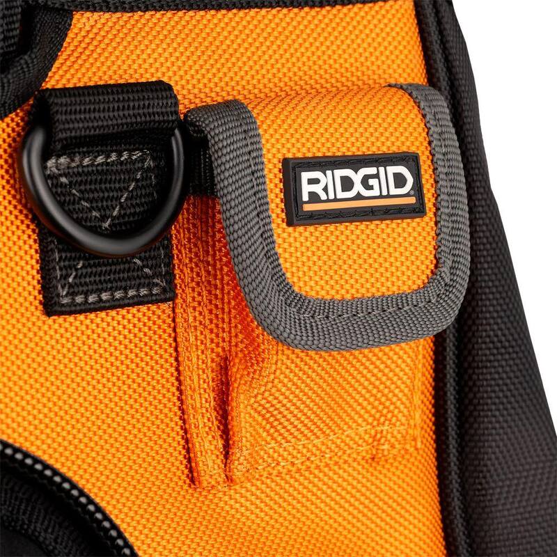 RIDGID 18 in. 44 Pocket Professional Grade Tool Bag - RD64018-TH