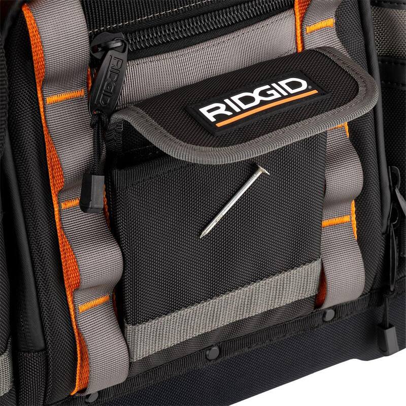 RIDGID 18 in. 44 Pocket Professional Grade Tool Bag - RD64018-TH