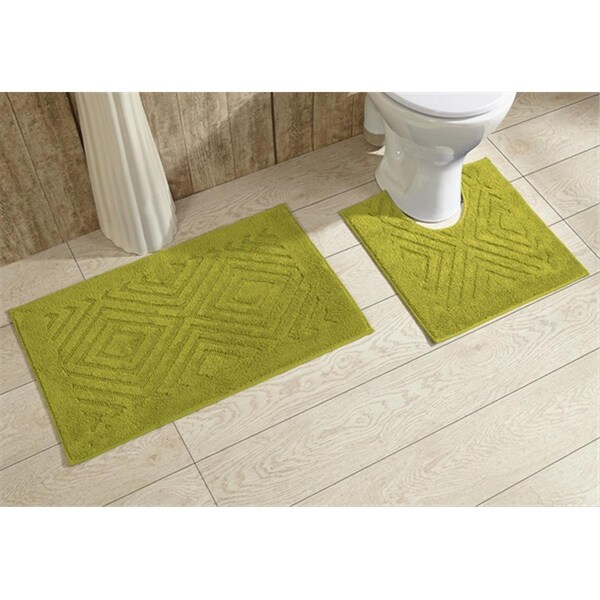 Convenience Concepts Trier Bathrug, Green - 20 x 30 in. 2 Pieces - HI2635457