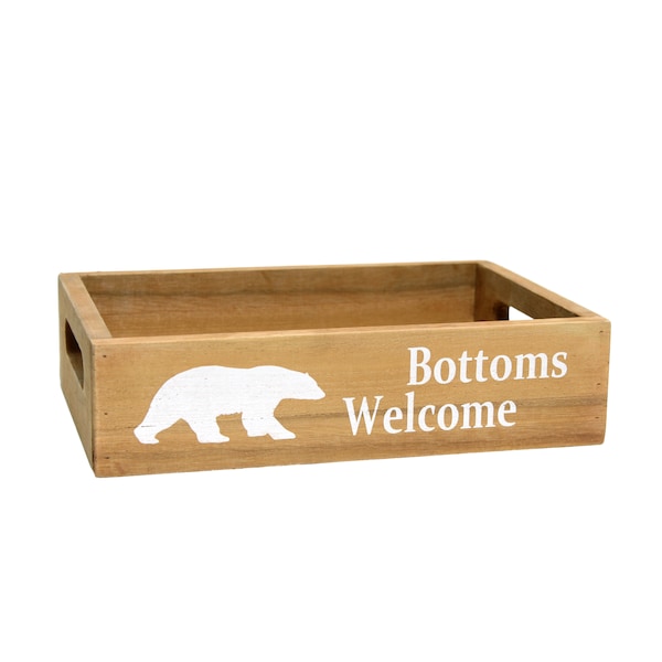 Elegant Designs Three Piece Decorative Wood Bathroom Set, Small, Cabin/Lodge/Rustic - HG3100-NCL