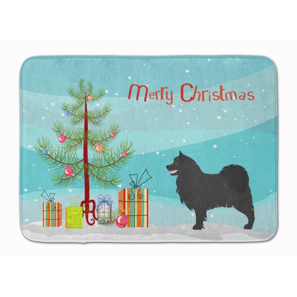 Carolines Treasures Swedish Lapphund Christmas Machine Washable Memory Foam Mat - BB8509RUG