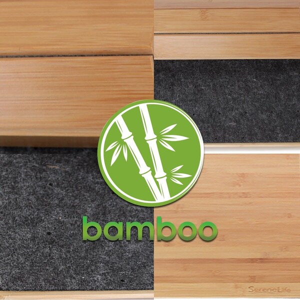Serenelife Bamboo Floor Rug Bath Mat - Waterproof Bathroom Shower Mat Carpet - SLFBMT20