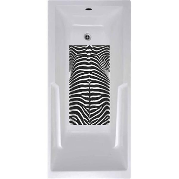 Versatraction VersaTraction's Kahuna Grip Bathmat - Zebra - CAZA-ZBRA1