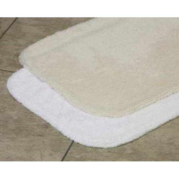 Lacey Mills Bath Rug, Essence, 21x34, 19 oz., White - 08287STK