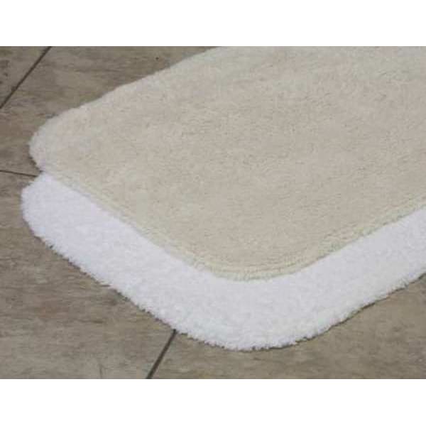 Lacey Mills Bath Rug, Elegance, 17x24, 28 oz., White - 08291STK