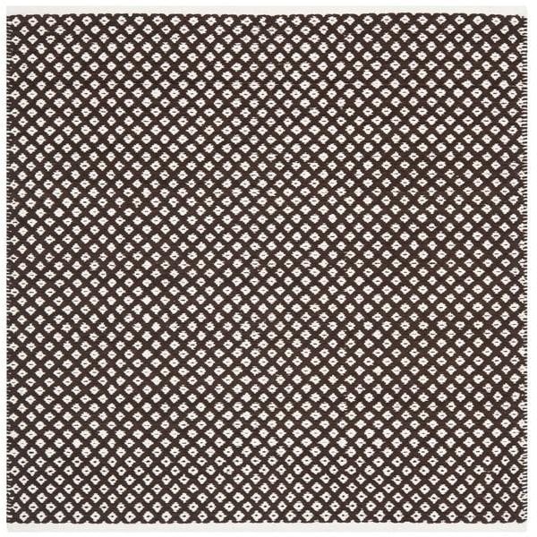 Safavieh 4 x 4 ft. Square Boston Hand Woven Bath Mats- Brown - BOS685A-4SQ