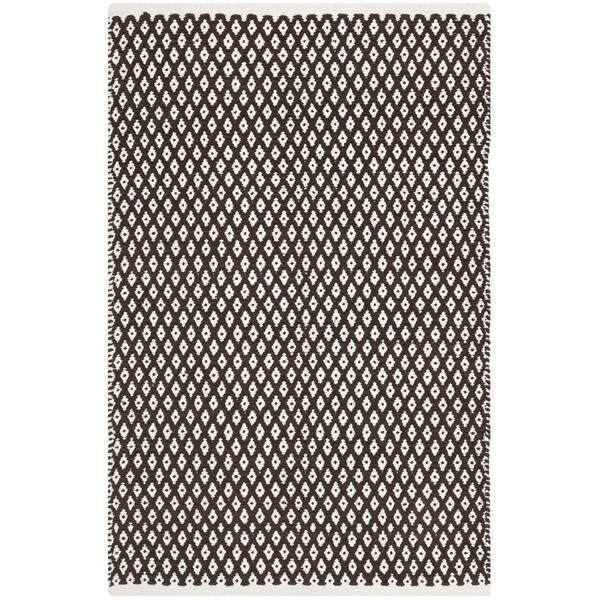Safavieh 4 x 4 ft. Square Boston Hand Woven Bath Mats- Brown - BOS685A-4SQ
