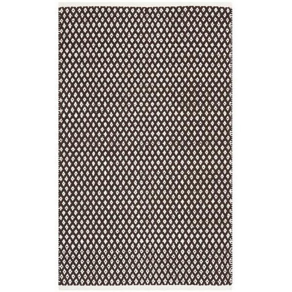 Safavieh 2 ft.-6 in. x 4 ft. Runner Boston Hand Woven Bath Mats- Brown - BOS685A-24