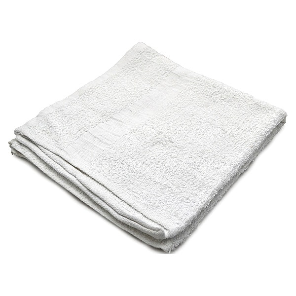R & R Textile Bath Towel, 22x44 In., White, PK12 - 62200