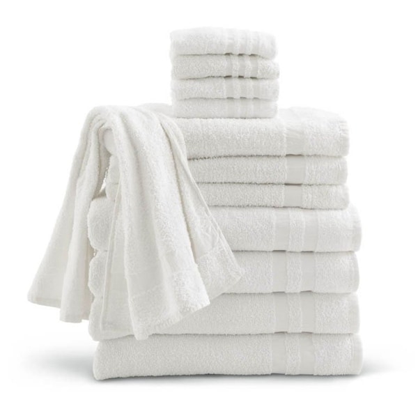 Medline Terry Towel Hand Towel, Dozen, 12PK - TOWEL-H