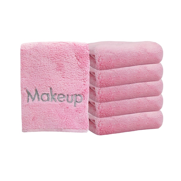 Monarch Brands Makeup Coral Fleece Towels - Pink, 6PK - PNP-MU-PINK