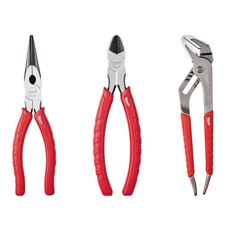 Milwaukee 15 in. Ultimate Jobsite Backpack with Pliers Kit and Screwdriver Set (14-Piece) - 48-22-8201-48-22-6331-48-22-2710