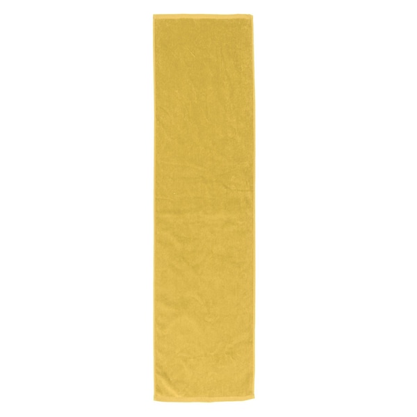 Towelsoft Premium Terry Velour fitnes Towel, 12 inch x 44 inch Yellow - FITNESS-EV1411-YLW