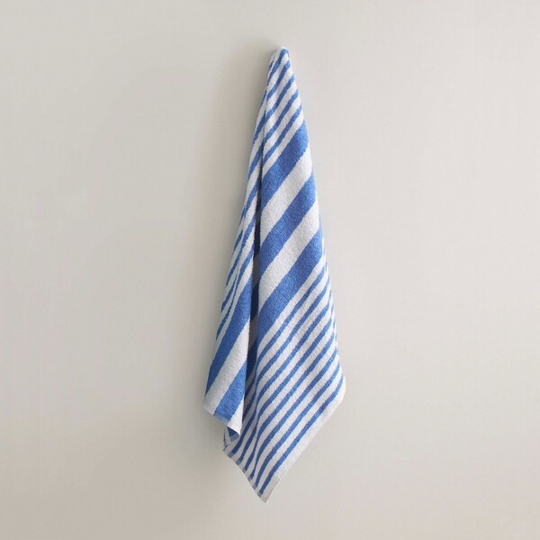 Martex By Westpoint Hospitality POOL TOWEL 30X70 BLUE STRIPE, 12PK - 7133188|1