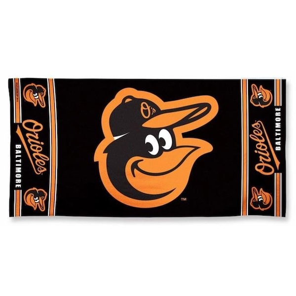 Mcarthur Towels & Sports Baltimore Orioles Towel 30x60 Beach Style Gooney Bird Design - 9960618769