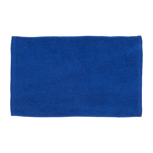 Towelsoft Light Weight Terry 100% cotton Sports Face Towel 11 inch x 18 inch Royal Blue - FACE-EL1410-RYLBLU