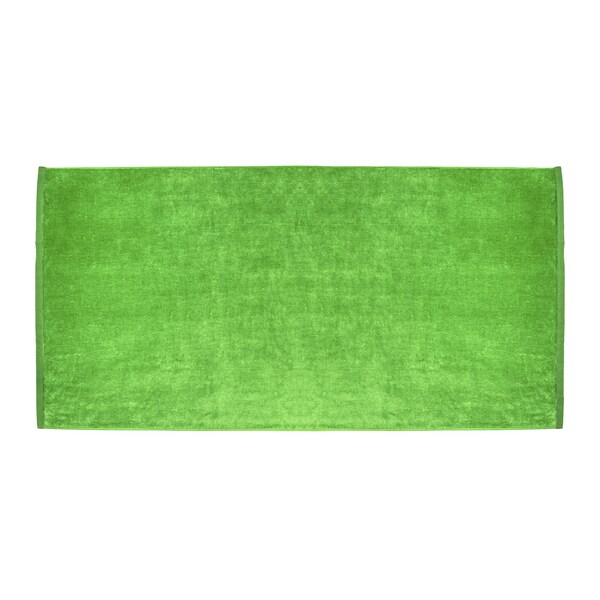 Towelsoft Large Terry Velour 100% Ring Spun Cotton Beach Towel-Lime - HOME-BV1108-LIME