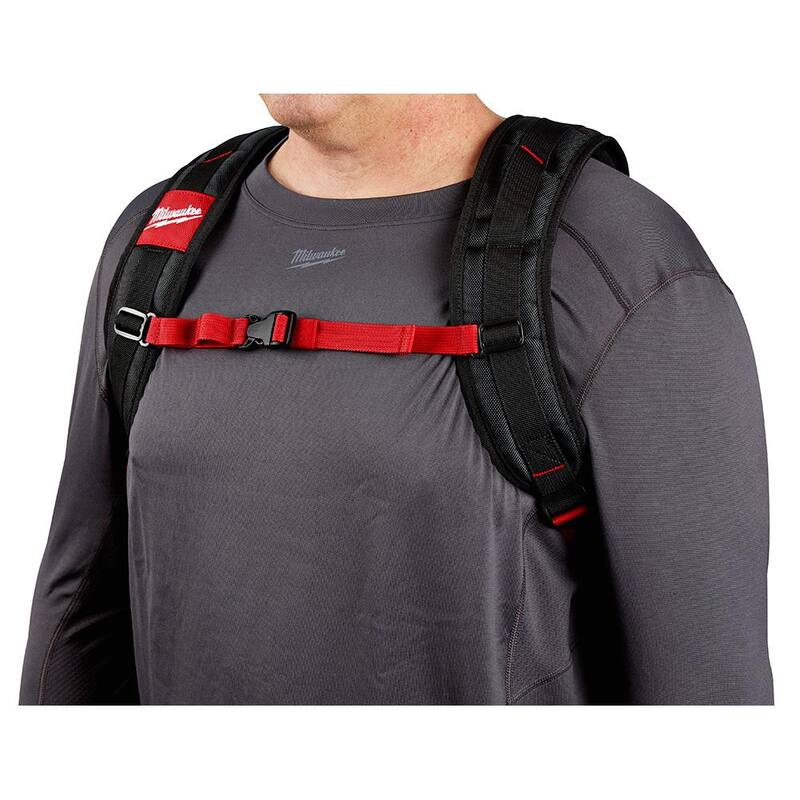 Milwaukee 14 in. Low Profile Backpack with 12 in. Zipper Tool Bag in Multi-Color (3-Pack) - 48-22-8202-48-22-8193