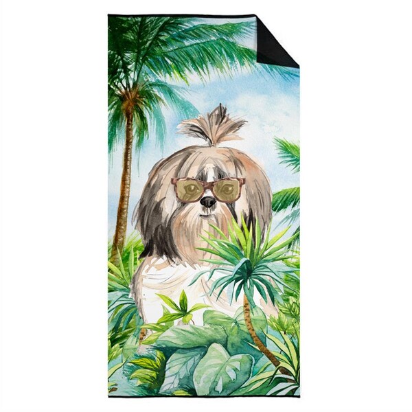 Carolines Treasures 30 x 60 in. Shih Tzu Premium Beach Towel - CK2999TWL3060
